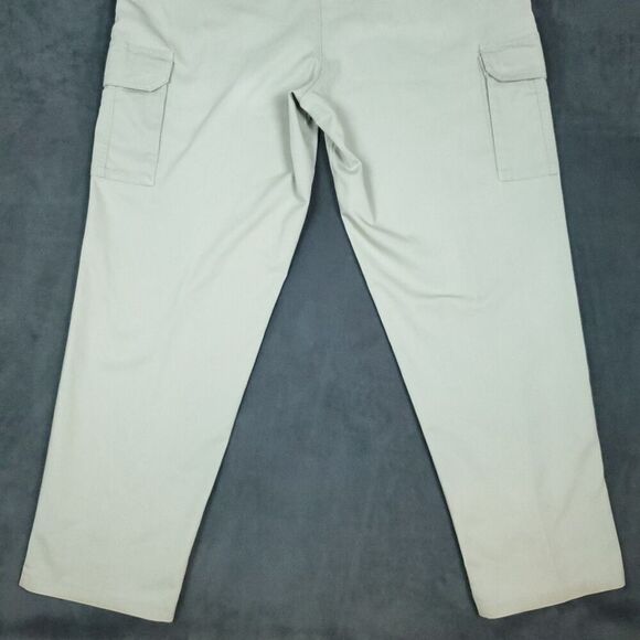 Cintas Comfort Flex Cargo Work Uniform Pants Men's Beige Size 38x31 - Picture 16 of 16